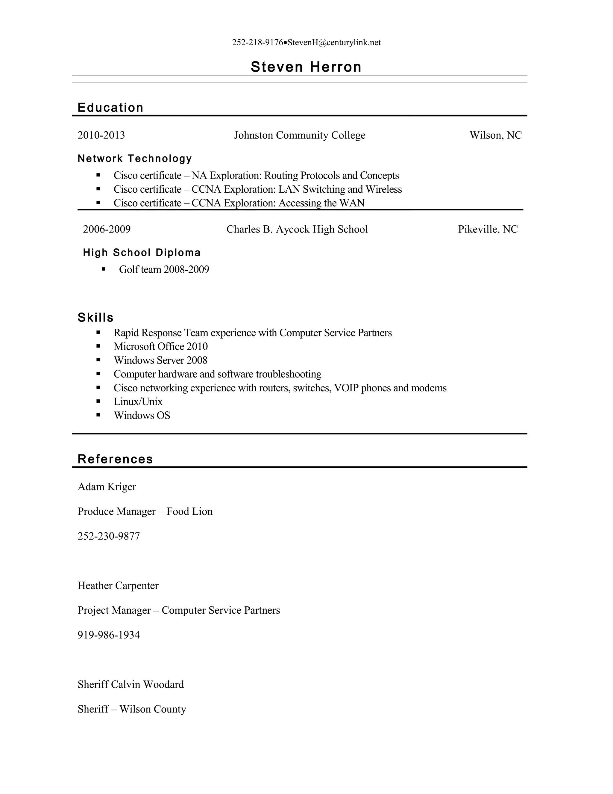 Stevens Resume PDF - Stevens Resume 2 2048