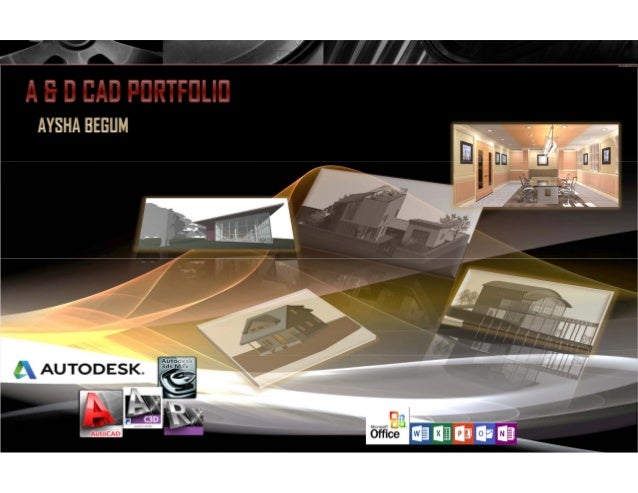 A & D CAD PORTFOLIO ARCHITECTURAL RESIDENTIAL
 