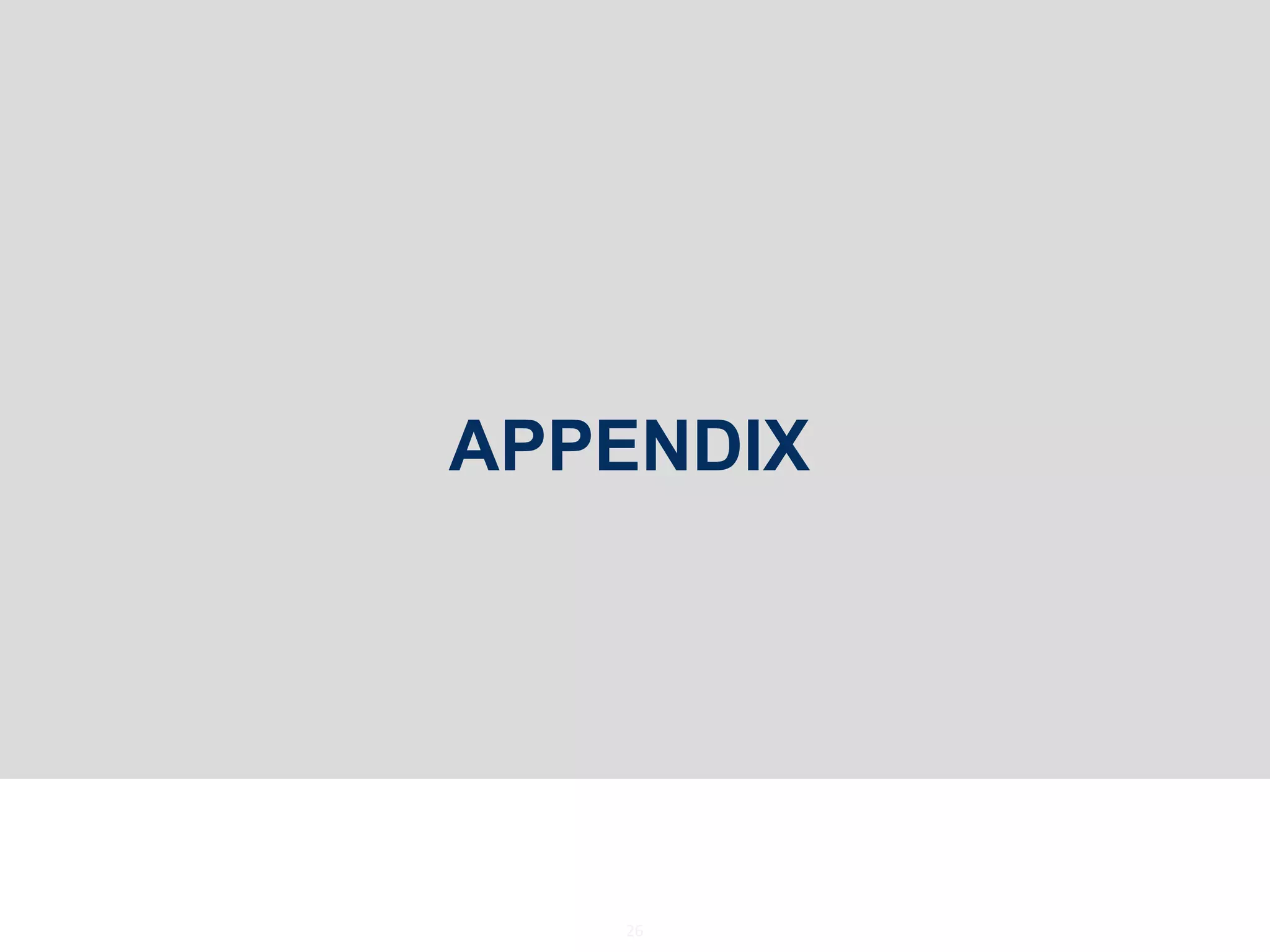 APPENDIX
26
 