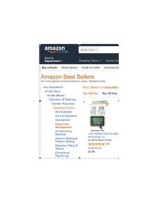 LIVE #1 on Amazon Best-Seller Chart