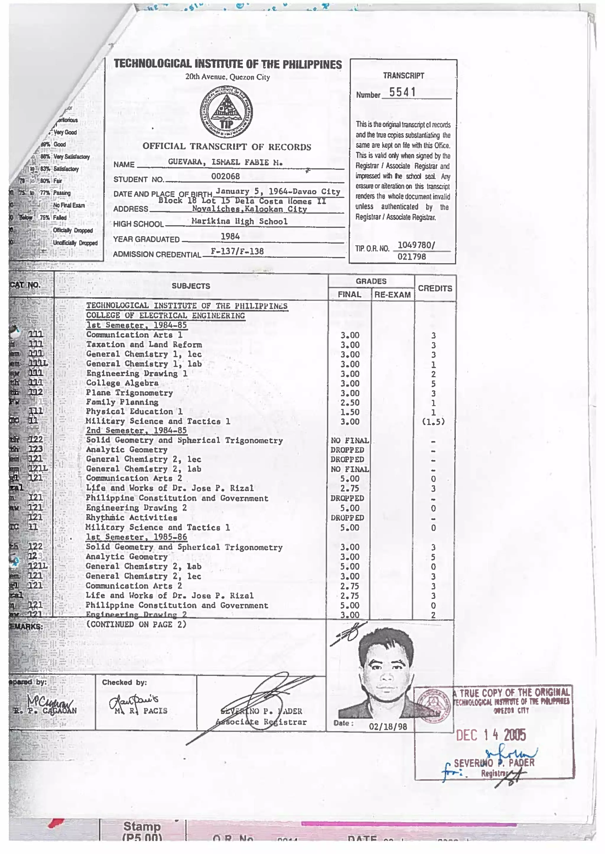 Transcript of Records 1 of 4 PDF