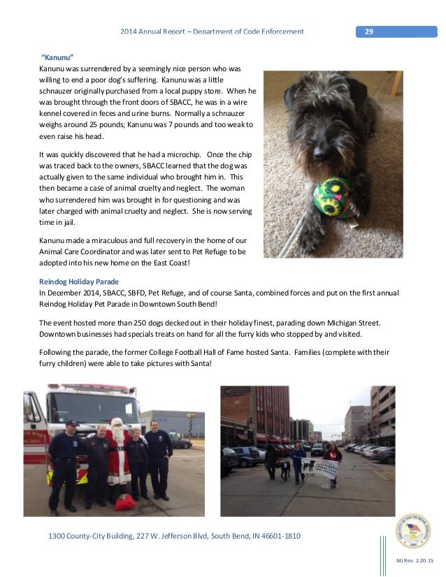 2014 Code Enforcement Annual Report