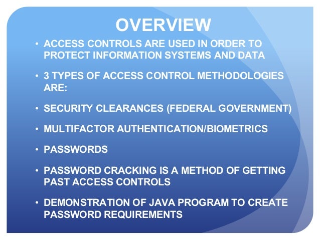 Access_Control_Systems_and_methodology