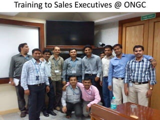 Training to Sales Executives @ ONGC
 