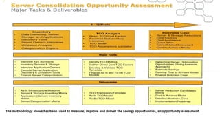 The methodology above has been used to measure, improve current savings opportunities, it is an opportunity assessment.
 