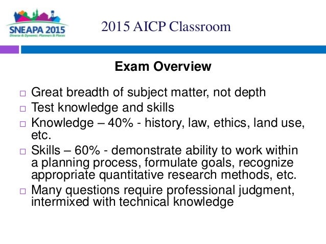 AICP Trainingsunterlagen