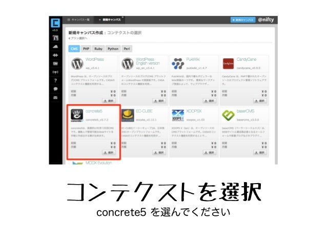 はじめての Concrete5 でウェブサイト作成 入門チュートリアルガイド