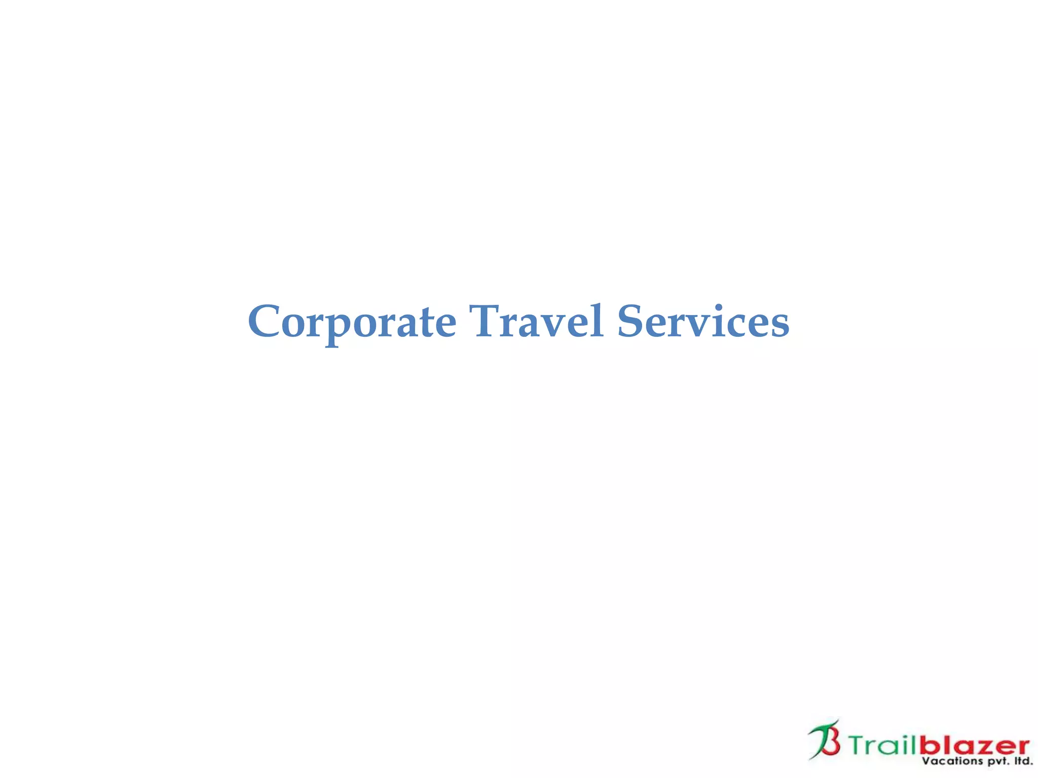 Corporate Travel Services
 