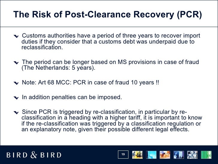Customs Classification