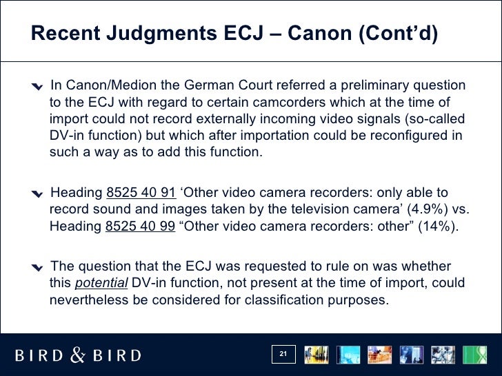 Customs Classification