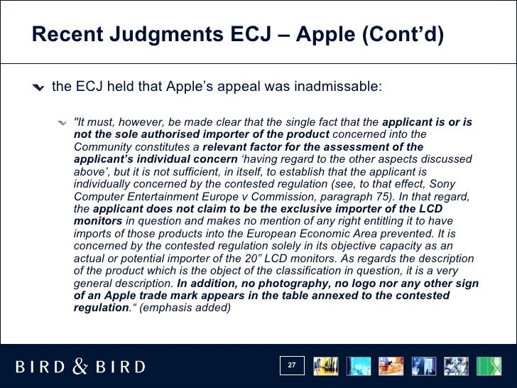 Customs Classification