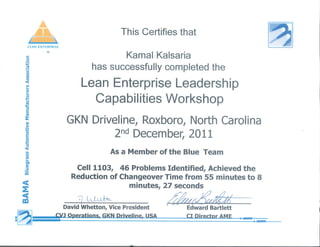 LELC certificate