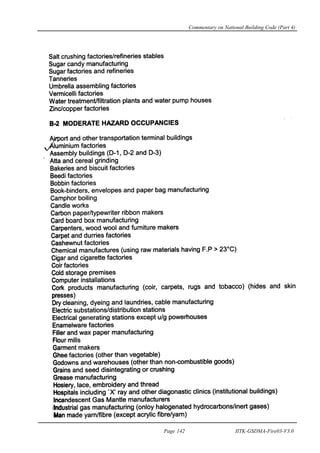Commentary on National Building Code (Part 4)
Page 142 IITK-GSDMA-Fire03-V3.0
 