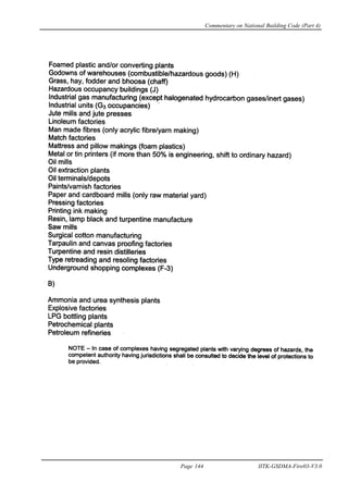 Commentary on National Building Code (Part 4)
Page 144 IITK-GSDMA-Fire03-V3.0
 