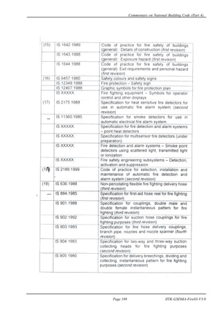 Commentary on National Building Code (Part 4)
Page 189 IITK-GSDMA-Fire03-V3.0
 