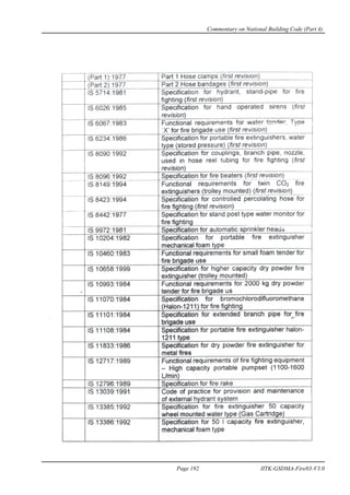 Commentary on National Building Code (Part 4)
Page 192 IITK-GSDMA-Fire03-V3.0
 