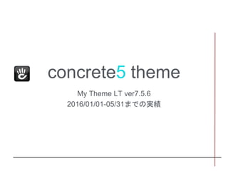 concrete5 theme
My Theme LT ver7.5.6
2016/01/01-05/31までの実績
1
 
