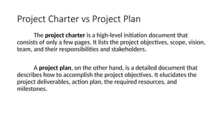 Project Charter Vision Statement Comprehensive Guide to Creating Effective Project Charters for ...