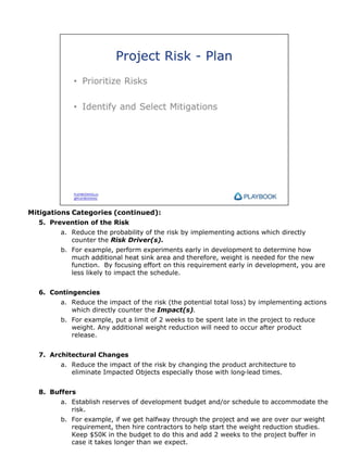Project Risk Management in Product Development | PDF