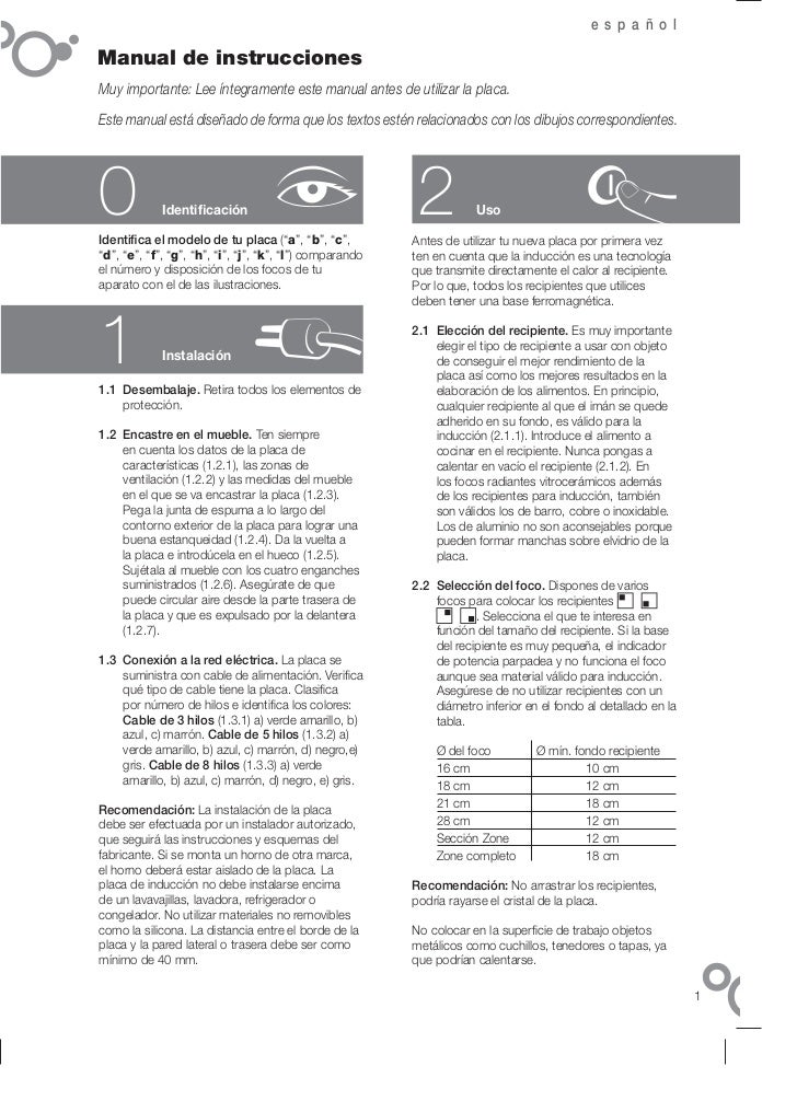 C60 T419a5 Manual Fagor Induccion 14 Idiomas Servicio Tecnico Fagor