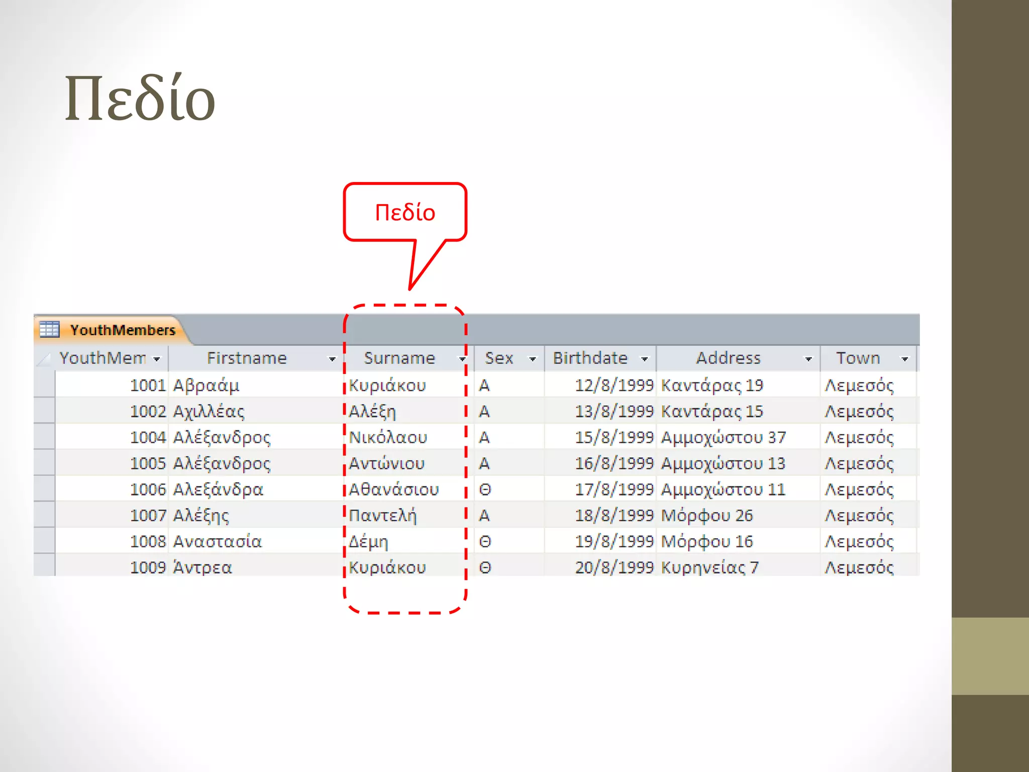 Πεδίο
Πεδίο
 