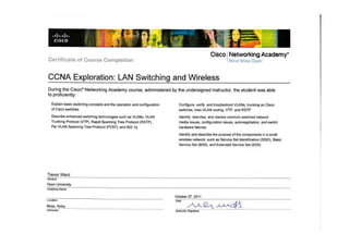 CCNA Exploration LAN Switching