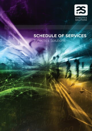 SCHEDULE OF SERVICES
Synectics Solutions
 