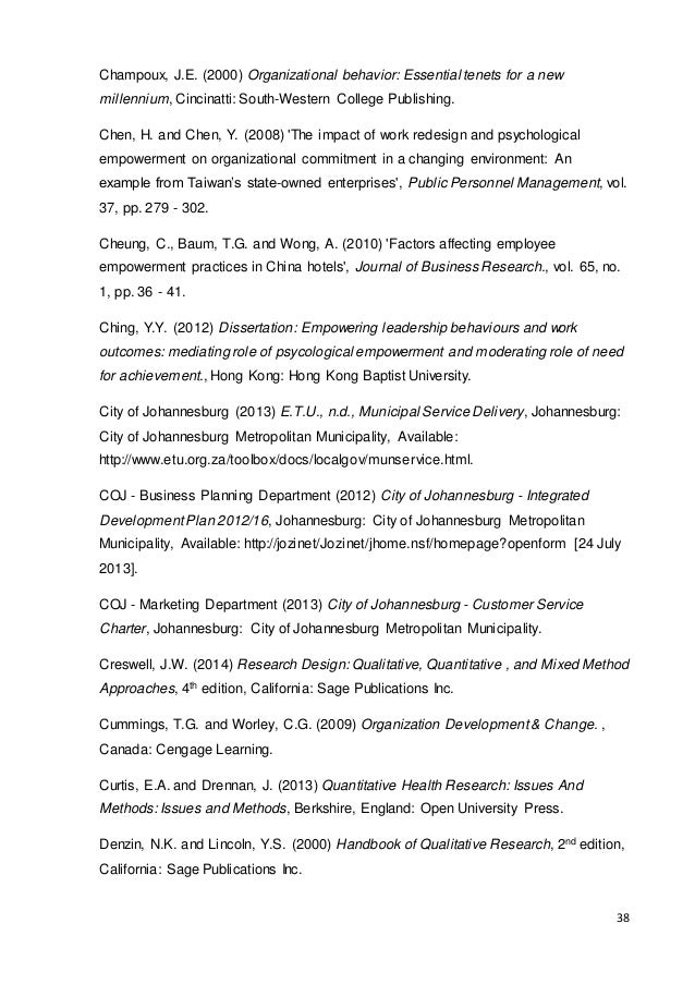 Organisational behaviour phd research proposal