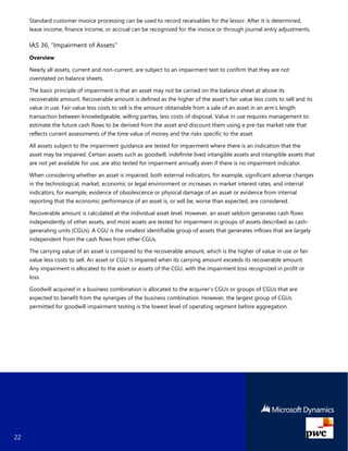 Microsoft Dynamics AX 2012 R3 Support for IFRS | PDF