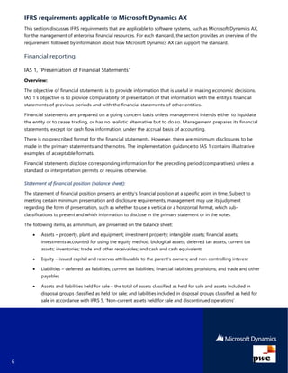 Ax 2012 R3 Support Microsoft Dynamics AX 2012 R3 Support for IFRS | PDF