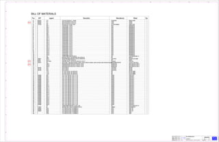 ACDA1
EXECUTEDEJEC. /EJEC. /EJEC. /EJEC. /
CHECKEDVERIF. /VERIF. /VERIF. /VERIF. /
LIBER. /LIBER. /LIBER. /LIBER. / RELEASED
FECHA LBFECHA LBFECHA LBFECHA LB/REL DAT HOJA /HOJA /HOJA /HOJA /SHEET ////
1110987654321
A
B
C
D
E
F
G
H
10004455533
OSCARGA
OSCARGA
08.22.2016
DCHAVERO
WTM HUEHUETOCA, EDO. MÉXICO PRODUCT ENGINEERING 28 30
000
BILL OF MATERIALS PART 2BILL OF MATERIALS PART 2BILL OF MATERIALS PART 2BILL OF MATERIALS PART 2
01150-1600118-2150-1600118-2150-1600118-2150-1600118-2
75 10354376 27-5 LOW VOLTAGE RELAY, 1 PHASE SCHNEIDER RM35UA13MW 1
76 12364030 43-1 SELECTOR SWITCH 2 POS, 20 A CORE C057B3 1
77 12364030 43-2 SELECTOR SWITCH 2 POS, 20 A CORE C057B3 1
78 11737730 43E PUSH BUTTON, 10A @ 110VAC CUTLER-HAMMER 10250T101RC 1
79 0 49F-1 Overload Relay, 1.8-2.8 A WEG BR035502740 1
80 0 49F-2 Overload Relay, 1.8-2.8 A WEG BR035502740 1
81 0 49F-3 Overload Relay, 1.8-2.8 A WEG BR035502740 1
82 0 49F-4 Overload Relay, 1.8-2.8 A WEG BR035502740 1
83 0 49F-5 Overload Relay, 1.8-2.8 A WEG BR035502740 1
84 0 49F-6 Overload Relay, 1.8-2.8 A WEG BR035502740 1
85 0 49F-7 Overload Relay, 1.8-2.8 A WEG BR035502740 1
86 0 49F-8 Overload Relay, 1.8-2.8 A WEG BR035502740 1
87 0 49F-9 Overload Relay, 1.8-2.8 A WEG BR035502740 1
88 0 49F-10 Overload Relay, 1.8-2.8 A WEG BR035502740 1
89 0 49F-11 Overload Relay, 1.8-2.8 A WEG BR035502740 1
90 0 49F-12 Overload Relay, 1.8-2.8 A WEG BR035502740 1
91 0 49F-13 Overload Relay, 1.8-2.8 A WEG BR035502740 1
92 0 49F-14 Overload Relay, 1.8-2.8 A WEG BR035502740 1
93 0 49F-15 Overload Relay, 1.8-2.8 A WEG BR035502740 1
94 0 49F-16 Overload Relay, 1.8-2.8 A WEG BR035502740 1
95 0 49F-17 Overload Relay, 1.8-2.8 A WEG BR035502740 1
96 0 49F-18 Overload Relay, 1.8-2.8 A WEG BR035502740 1
97 0 49F-19 Overload Relay, 1.8-2.8 A WEG BR035502740 1
98 0 49F-20 Overload Relay, 1.8-2.8 A WEG BR035502740 1
99 0 49F-21 Overload Relay, 1.8-2.8 A WEG BR035502740 1
100 0 49F-22 Overload Relay, 1.8-2.8 A WEG BR035502740 1
101 0 49F-23 Overload Relay, 1.8-2.8 A WEG BR035502740 1
102 0 49F-24 Overload Relay, 1.8-2.8 A WEG BR035502740 1
103 0 49T TRANSFORMER MONITOR RELAY SEL 241421ABA9X3A851141 1
104 0 63BH BUCHHOLZ RELAY, W/ALARM AND TRIP CONTACTS MR MR80 2C 1
105 11665271 63FP-1 RAPID PRESSURE RISE RELAY FOR OIL OPERATION QUALITROL 900-009-03 CS-40869 1
106 1001807 63FP-3 GAS RELAY W/TRIP CONTACTS MR RS2001 1
107 1001815 63FP-3AUX AUXILIARY RELAY, 125 VDC W/2 CONTACTS TYPE "C" SCHRACK MT221125 1
108 13742731 63H DGA & Water – Eight gases (hydrogen, methane, ethane, ethylene, acetylene, carbon monoxide, carbon dioxide and oxygen)MORGAN&SCHAFFER CALISTO 9-300 CALIS 1
109 0 63PR-1 PRESSURE RELIEF DEVICE W/1 CONTACT, 20 PSI MESSKO-MR MPreC-685-20-31-N07-01 1
110 0 63PR-2 PRESSURE RELIEF DEVICE W/1 CONTACT, 20 PSI MESSKO-MR MPreC-685-20-31-N07-01 1
111 0 63PR-3 PRESSURE RELIEF DEVICE W/1 CONTACT, 20 PSI MESSKO-MR MPreC-685-20-31-N07-01 1
112 11801030 63X1 SEAL IN RELAY QUALITROL 909-300 1
113 11801030 63X2 SEAL IN RELAY QUALITROL 909-300 1
114 11801030 63X3 SEAL IN RELAY QUALITROL 909-300 1
115 0 71Q-1 OIL LEVEL GAUGE W/2 CONTACTS MR MTO-ST160RM 1
116 0 71Q-2 OIL LEVEL GAUGE W/2 CONTACTS MR MTO-ST160RM 1
117 0 71Q-3 OIL LEVEL GAUGE W/2 CONTACTS MR MTO-ST160RM 1
118 11658466 88F-1 FAN, 1/3 HP, 208-230 V, 60 Hz, 1F, 26" KRENZ F26D-A9712 1
119 11658466 88F-2 FAN, 1/3 HP, 208-230 V, 60 Hz, 1F, 26" KRENZ F26D-A9712 1
120 11658466 88F-3 FAN, 1/3 HP, 208-230 V, 60 Hz, 1F, 26" KRENZ F26D-A9712 1
121 11658466 88F-4 FAN, 1/3 HP, 208-230 V, 60 Hz, 1F, 26" KRENZ F26D-A9712 1
122 11658466 88F-5 FAN, 1/3 HP, 208-230 V, 60 Hz, 1F, 26" KRENZ F26D-A9712 1
123 11658466 88F-6 FAN, 1/3 HP, 208-230 V, 60 Hz, 1F, 26" KRENZ F26D-A9712 1
124 11658466 88F-7 FAN, 1/3 HP, 208-230 V, 60 Hz, 1F, 26" KRENZ F26D-A9712 1
125 11658466 88F-8 FAN, 1/3 HP, 208-230 V, 60 Hz, 1F, 26" KRENZ F26D-A9712 1
126 11658466 88F-9 FAN, 1/3 HP, 208-230 V, 60 Hz, 1F, 26" KRENZ F26D-A9712 1
127 11658466 88F-10 FAN, 1/3 HP, 208-230 V, 60 Hz, 1F, 26" KRENZ F26D-A9712 1
128 11658466 88F-11 FAN, 1/3 HP, 208-230 V, 60 Hz, 1F, 26" KRENZ F26D-A9712 1
129 11658466 88F-12 FAN, 1/3 HP, 208-230 V, 60 Hz, 1F, 26" KRENZ F26D-A9712 1
130 11658466 88F-13 FAN, 1/3 HP, 208-230 V, 60 Hz, 1F, 26" KRENZ F26D-A9712 1
131 11658466 88F-14 FAN, 1/3 HP, 208-230 V, 60 Hz, 1F, 26" KRENZ F26D-A9712 1
132 11658466 88F-15 FAN, 1/3 HP, 208-230 V, 60 Hz, 1F, 26" KRENZ F26D-A9712 1
133 11658466 88F-16 FAN, 1/3 HP, 208-230 V, 60 Hz, 1F, 26" KRENZ F26D-A9712 1
134 11658466 88F-17 FAN, 1/3 HP, 208-230 V, 60 Hz, 1F, 26" KRENZ F26D-A9712 1
135 11658466 88F-18 FAN, 1/3 HP, 208-230 V, 60 Hz, 1F, 26" KRENZ F26D-A9712 1
136 11658466 88F-19 FAN, 1/3 HP, 208-230 V, 60 Hz, 1F, 26" KRENZ F26D-A9712 1
137 11658466 88F-20 FAN, 1/3 HP, 208-230 V, 60 Hz, 1F, 26" KRENZ F26D-A9712 1
138 11658466 88F-21 FAN, 1/3 HP, 208-230 V, 60 Hz, 1F, 26" KRENZ F26D-A9712 1
139 11658466 88F-22 FAN, 1/3 HP, 208-230 V, 60 Hz, 1F, 26" KRENZ F26D-A9712 1
140 11658466 88F-23 FAN, 1/3 HP, 208-230 V, 60 Hz, 1F, 26" KRENZ F26D-A9712 1
141 11658466 88F-24 FAN, 1/3 HP, 208-230 V, 60 Hz, 1F, 26" KRENZ F26D-A9712 1
142 0 90T TRANSFORMER MONITOR, 125 VDC, AVR SEL 241421A3A0X745X1141 1
143 11743074 96 GROUND FAULT CIRCUIT INTERRUPTER 20 A HUBBELL GFR5362SGGY 1
144 11658483 BTB1 CT'S JUNCTION BOX, 35 TERMINALS ORTO 1904T OR 1
145 11658483 BTB2 CT'S JUNCTION BOX, 35 TERMINALS ORTO 1904T OR 1
146 11658483 BTB3 CT'S JUNCTION BOX, 35 TERMINALS ORTO 1904T OR 1
147 0 BTB4 CT'S JUNCTION BOX, 21 TERMINALS ORTO 1908 T 1
148 0 BTB5 CT'S JUNCTION BOX, 21 TERMINALS ORTO 1908 T 1
01
01
01
BILL OF MATERIALS
Legend Description Manufacturer Model Qty.Pos SAP
 
