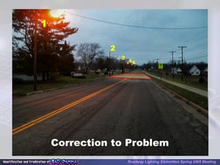 Correction to Problem
1
2
3 4 5
Roadway Lighting Committee Spring 2005 Meeting
 