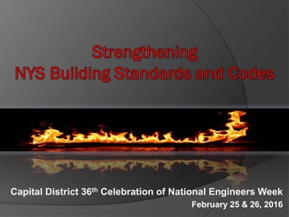 Capital District 36th Celebration of National Engineers Week
February 25 & 26, 2016
 