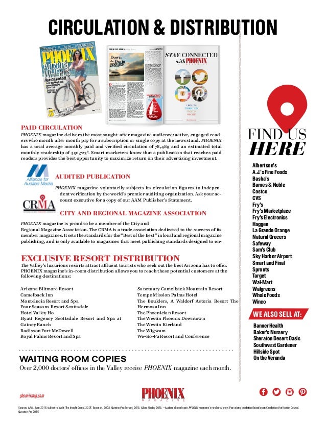 Phoenix Magazine Media Kit 2016