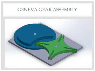 GENEVA GEAR ASSEMBLY