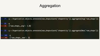 Aggregation
 