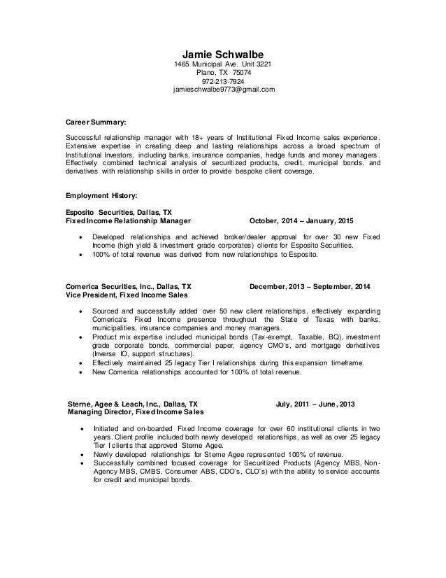 jamie schwalbe resume may 2015