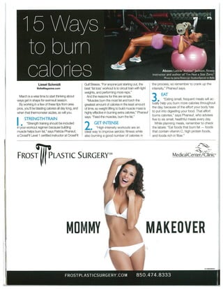 Bella Magazine 15 Ways To Burn Fat