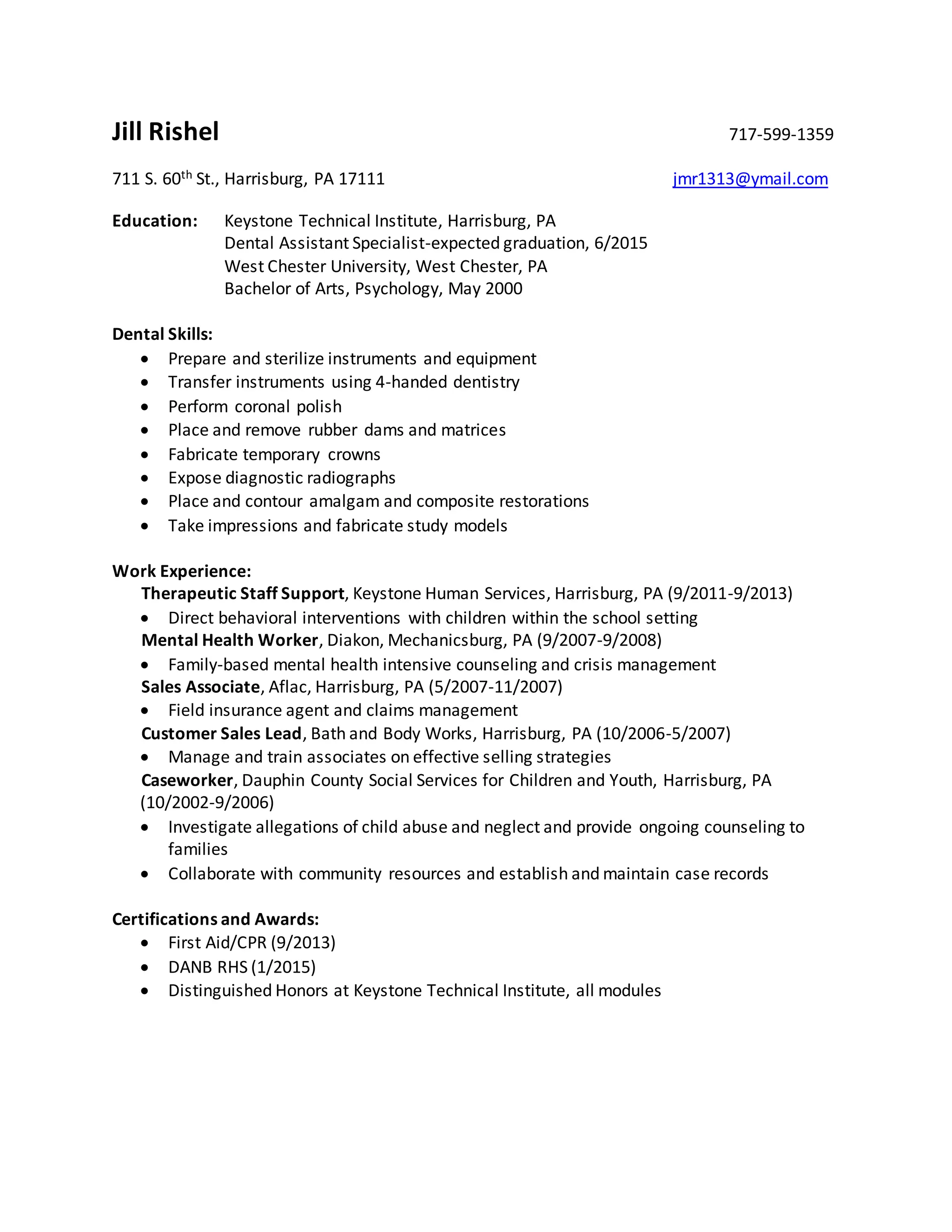 Jill Rishel resume version 1 | DOCX