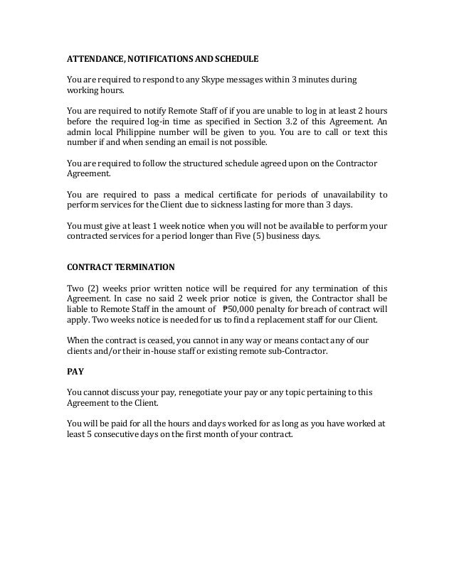 written two week notice narco penantly co