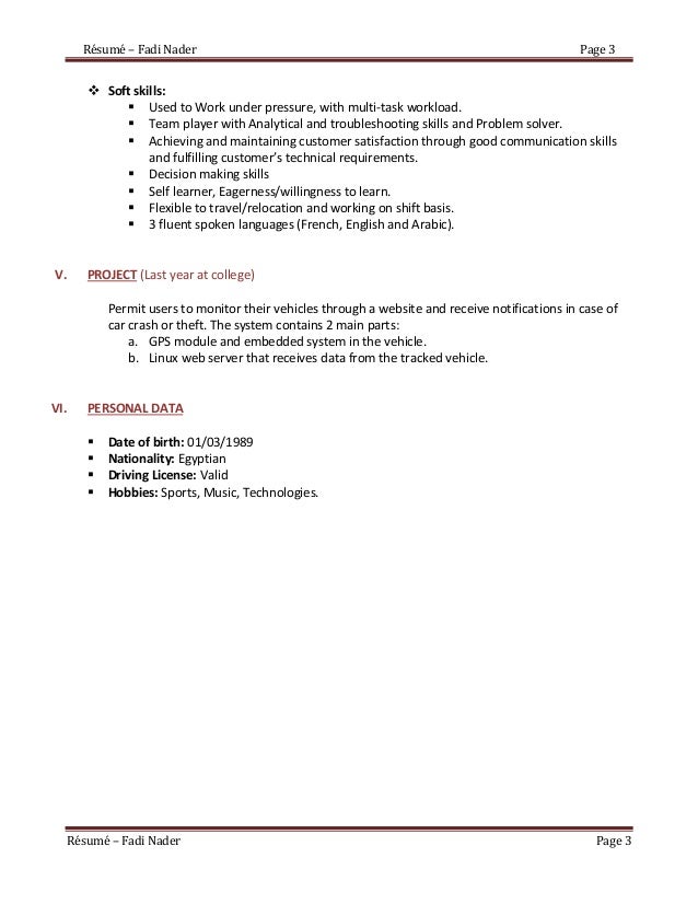 résumé
