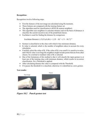 Hand gesture recognition system(FYP REPORT) | PDF