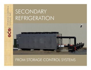 SECONDARY
REFRIGERATION
FROM STORAGE CONTROL SYSTEMS
 