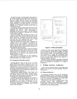 Profiling in the ASP Codesign Environment