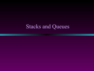 Stack queue | PPT