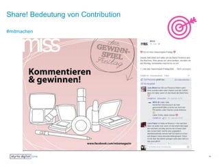 Share! Bedeutung von Contribution
#mitmachen
15
 