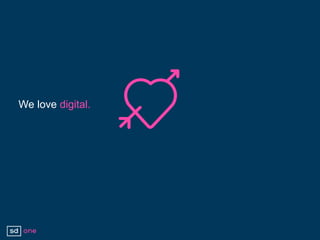 We love digital.
 
