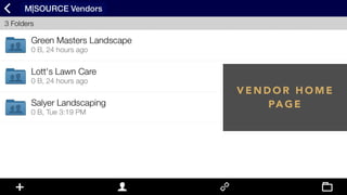 V E N D O R H O M E
PA G E
 