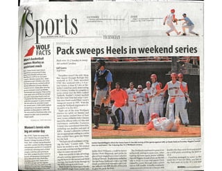 Pack Sweeps Heels in Weekend Series