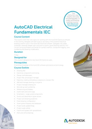 MFG Autodesk Training Brochure | PDF
